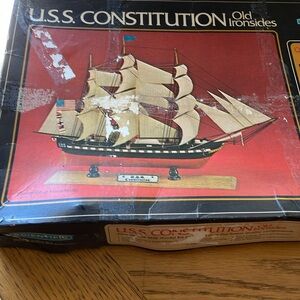 U.S.S. Constitution Old Ironsides Wood Ship 12” Model Scientific 187